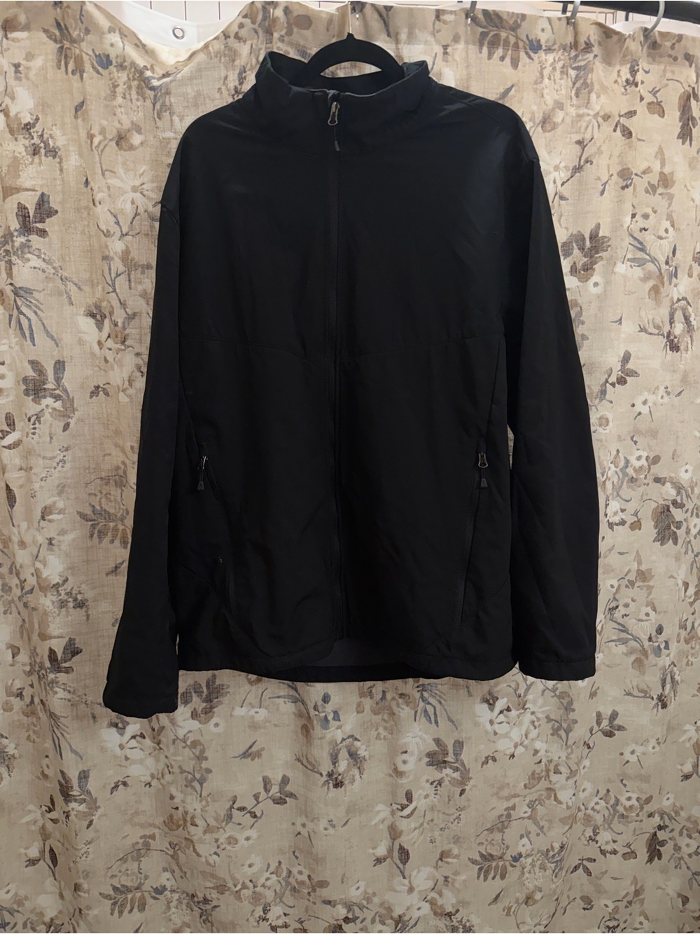 Champion Black Full Zip Jacket Men’s XXL Tall Lightweight Soft Shell